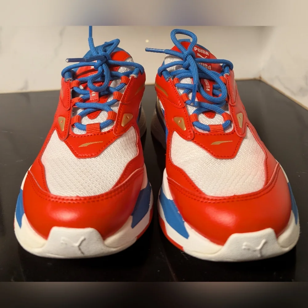 Puma RS-Fast RWB Running Shoes Red/White/Blue Men's 7 Like New MSRP $85